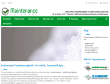 Tablet Screenshot of maintenanceistanbul.com